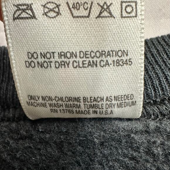 Vintage Black Crew Neck Sweater Embroidered Street Rods Chevrolet Size Large - Picture 5 of 5